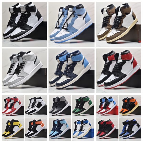 2022 with box jumpman 1 og 1s mens basketball shoes bordeaux heritage bred patent hyper royal university blue lucky green men sports women s, Black
2022 with box jumpman 1 og 1s mens basketball shoes bordeaux heritage bred patent hyper royal university blue lucky green men sports women s, Black