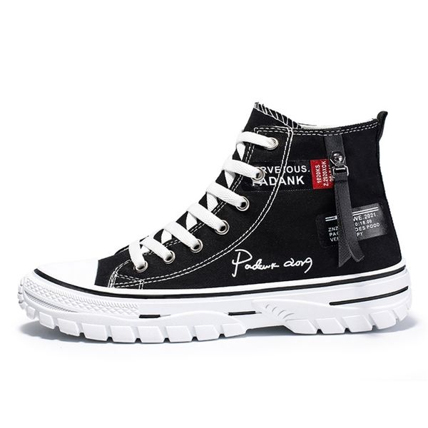 men vulcanize canvas high casual breathable platform shoes man trainers tenis masculino y sneakers 220804, Black
men vulcanize canvas high casual breathable platform shoes man trainers tenis masculino y sneakers 220804, Black