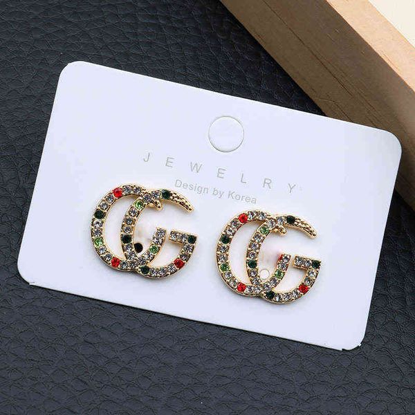 designer earrings silver needle new personalized versatile shiny color diamond crystal fashion letter trend and south earrings factory direc, Golden
designer earrings silver needle new personalized versatile shiny color diamond crystal fashion letter trend and south earrings factory direc, Golden