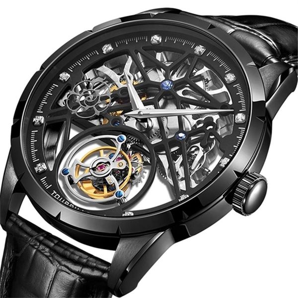 skeleton tourbillon watch men business mechanical watch brand luxury waterproof sapphire watch for men relogio masculino 0924263s, Slivery;brown
skeleton tourbillon watch men business mechanical watch brand luxury waterproof sapphire watch for men relogio masculino 0924263s, Slivery;brown