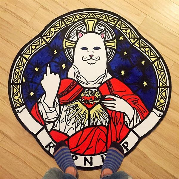 fashion ripndip carpets middle finger cats printed carpets super soft fleece blankets bedroom floor mat sitting room carpet2458
fashion ripndip carpets middle finger cats printed carpets super soft fleece blankets bedroom floor mat sitting room carpet2458