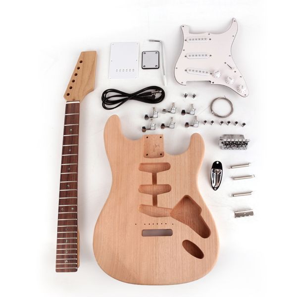 st electric guitar kit uncutted unfinished roasted maple neck fretboard diy mahogany body
st electric guitar kit uncutted unfinished roasted maple neck fretboard diy mahogany body