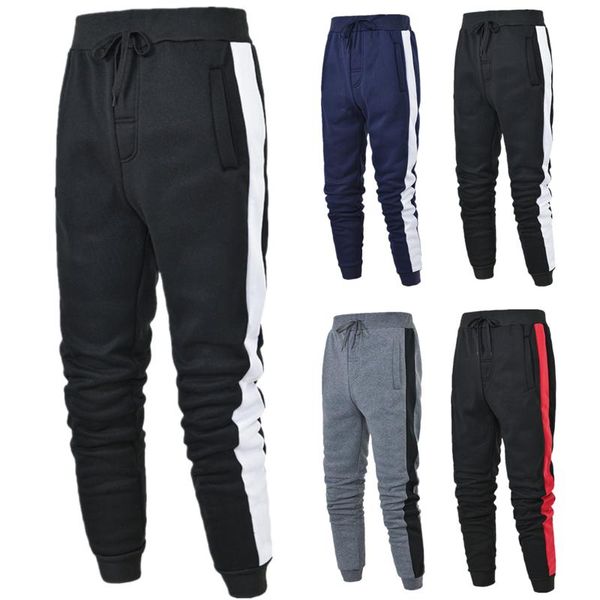 men's pants men loose sport running stripe sweatpants fitness training mens pencil trousers tracksuit jogging sportswear bottom, Black
men's pants men loose sport running stripe sweatpants fitness training mens pencil trousers tracksuit jogging sportswear bottom, Black