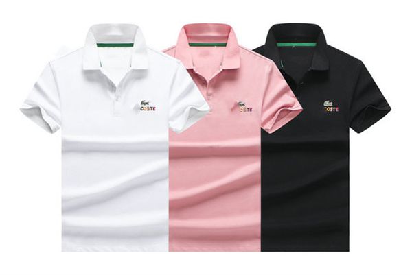 luxury brand mens designer polo t shirt summer fashion breathable short-sleeved lapel casual t965, White;black
luxury brand mens designer polo t shirt summer fashion breathable short-sleeved lapel casual t965, White;black
