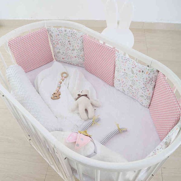 pure cotton baby crib bumpers comfortable infant anti-collision kit children bed six-piece newborn bedding set room decoration g220421
pure cotton baby crib bumpers comfortable infant anti-collision kit children bed six-piece newborn bedding set room decoration g220421