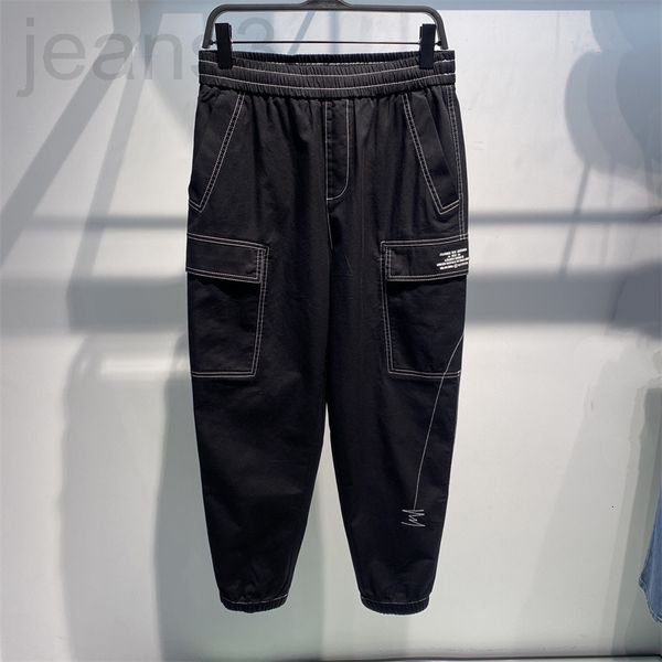 men's tracksuits designer spring new style overalls fashion leggings work clothes open line pants youth black men's pants b1glc124, Gray
men's tracksuits designer spring new style overalls fashion leggings work clothes open line pants youth black men's pants b1glc124, Gray