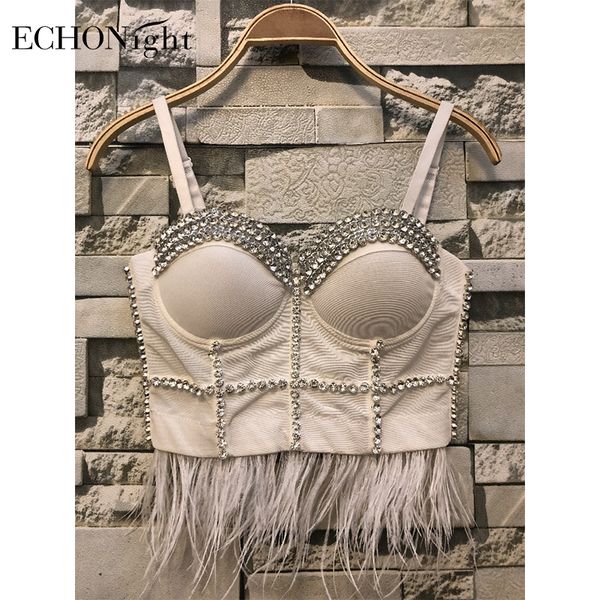 echonight feather corset bustier party shinny s to wear out underbust woman white 220524
echonight feather corset bustier party shinny s to wear out underbust woman white 220524