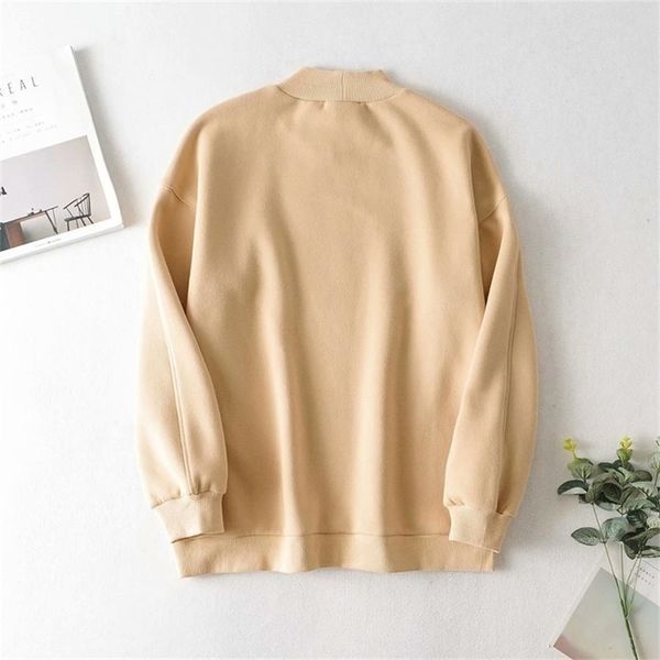 ies autumn winter fleece sweatshirts oversized hoodies pullover solid color women hoodies 201203, Black
ies autumn winter fleece sweatshirts oversized hoodies pullover solid color women hoodies 201203, Black