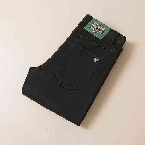 end high men's slim washed jeans spring and summer light luxury casual straight leg pants fashion, Blue
end high men's slim washed jeans spring and summer light luxury casual straight leg pants fashion, Blue