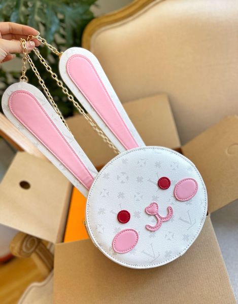 women's designer brand cute rabbit crossbody bag designed in rabbit shape backpack with letter pattern detachable adjustable chain shou
women's designer brand cute rabbit crossbody bag designed in rabbit shape backpack with letter pattern detachable adjustable chain shou