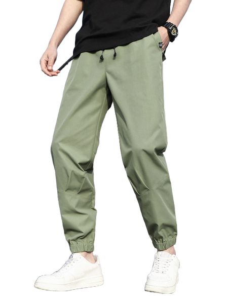 men flap pocket back patched detail drawstring waist cargo pants h2yl#, Black
men flap pocket back patched detail drawstring waist cargo pants h2yl#, Black