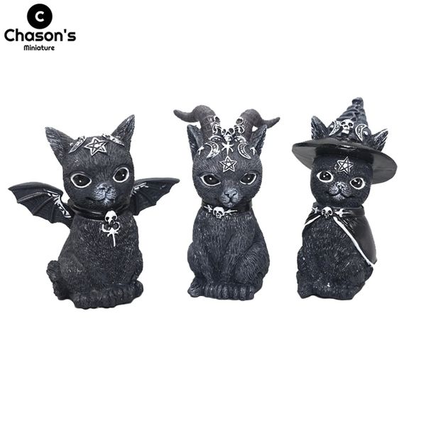 kawaii cute magic devil black cat halloween deskornament fairy garden animal statue figurine christmas decoration 220606
kawaii cute magic devil black cat halloween deskornament fairy garden animal statue figurine christmas decoration 220606