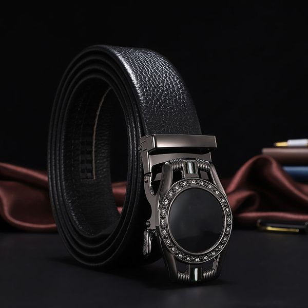 designers belt luxurys men belts solid color with diamonds trendy business metal buckle belt fashion casual temperament versatile manbelt ni, Black;brown
designers belt luxurys men belts solid color with diamonds trendy business metal buckle belt fashion casual temperament versatile manbelt ni, Black;brown