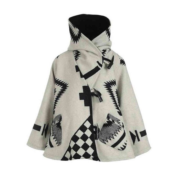women's wool & blends 2022 autumn winter women's long sleeved hooded coat printed woolen coat x3vv, Black
women's wool & blends 2022 autumn winter women's long sleeved hooded coat printed woolen coat x3vv, Black