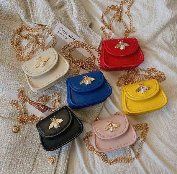 ins kids bees purse 22 girls metal chain one-shoulder saddle bag designer children messenger princess bags child mini wallet a83, Black
ins kids bees purse 22 girls metal chain one-shoulder saddle bag designer children messenger princess bags child mini wallet a83, Black