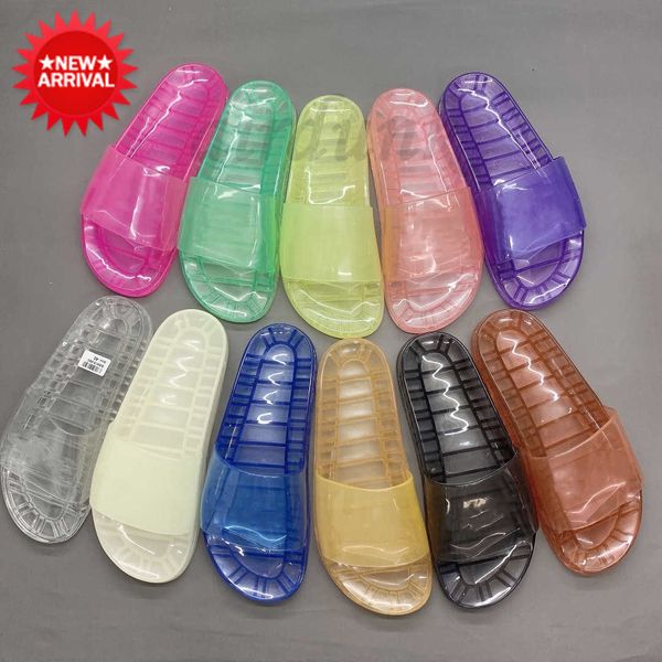 2021 designer rubber jelly slippers men women sandals fashion beach shoes flat non-slip alphabet crystal transparen slipper with box, Black
2021 designer rubber jelly slippers men women sandals fashion beach shoes flat non-slip alphabet crystal transparen slipper with box, Black