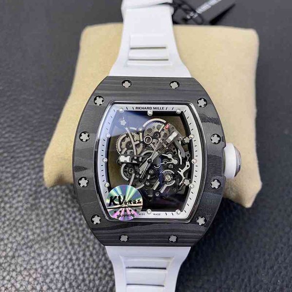 luxury mens mechanical watch richa milles rm055 swiss movement rubber strap wristwatches, Slivery;brown
luxury mens mechanical watch richa milles rm055 swiss movement rubber strap wristwatches, Slivery;brown