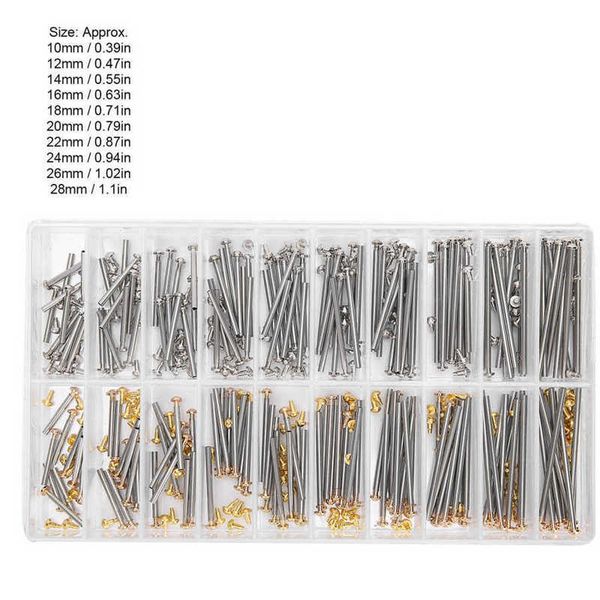 200pcs set 1 3mm watch strap spring bars band link pins steel repair tool accessory for makers 10mm 28mm 220617
200pcs set 1 3mm watch strap spring bars band link pins steel repair tool accessory for makers 10mm 28mm 220617