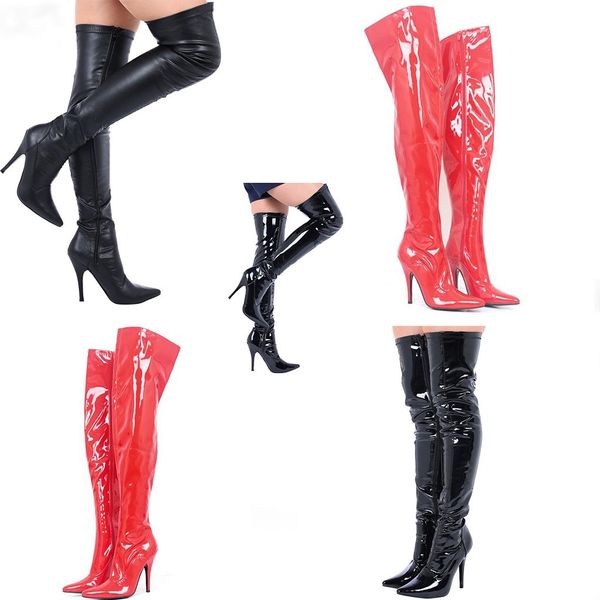 designer leather boots beautiful shining lights ball ladies fashion nightclub trend pointed toe winter tthigh high heels optional 35-40, Black
designer leather boots beautiful shining lights ball ladies fashion nightclub trend pointed toe winter tthigh high heels optional 35-40, Black