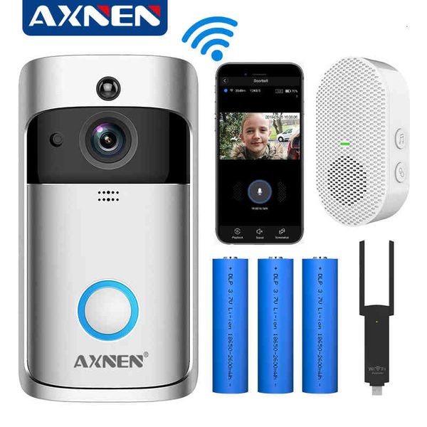 video door phones v5 video doorbell smart wireless wifi security bell visual recording home monitor night vision intercom phone
video door phones v5 video doorbell smart wireless wifi security bell visual recording home monitor night vision intercom phone