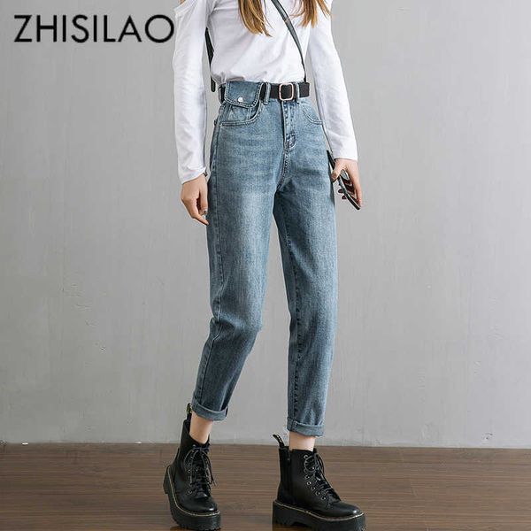 harem high waist jeans women vintage straight boyfriend mom mujer retro denim pants blue black casual 210927
harem high waist jeans women vintage straight boyfriend mom mujer retro denim pants blue black casual 210927