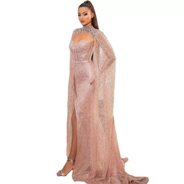 glitter sequined mermaid evening dresses with wrap sweetheart backless sequins prom gowns sweep train party dress robe de soiree, Black
glitter sequined mermaid evening dresses with wrap sweetheart backless sequins prom gowns sweep train party dress robe de soiree, Black
