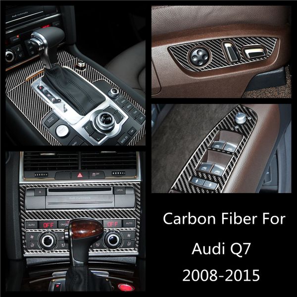 interior accessories carbon fiber for audi q7 4l 2008-2015 gear shift panel protective central control cd panel car sticker
interior accessories carbon fiber for audi q7 4l 2008-2015 gear shift panel protective central control cd panel car sticker