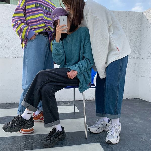 legible mom jeans woman high waist elastic wide leg denim blue streetwear baggy jeans boyfriend femme straight pants woman 210302
legible mom jeans woman high waist elastic wide leg denim blue streetwear baggy jeans boyfriend femme straight pants woman 210302
