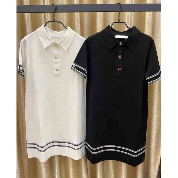 casual dresses fashion cd loose dress women's summer short sleeve thin lapel medium length knitted polo skirt, Black;gray
casual dresses fashion cd loose dress women's summer short sleeve thin lapel medium length knitted polo skirt, Black;gray