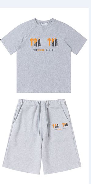 2022 summer fashion traps men tracksuits set towel embroidery letter short sleeve 100% cotton grey black t shirt and shorts print men's, Gray
2022 summer fashion traps men tracksuits set towel embroidery letter short sleeve 100% cotton grey black t shirt and shorts print men's, Gray