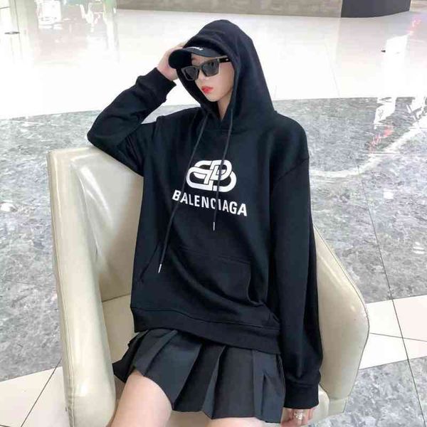 2022 designer bal hoodies and coats 22ss lock terry hoodie sportswear casual men's women's versatile fashion loose top, Black
2022 designer bal hoodies and coats 22ss lock terry hoodie sportswear casual men's women's versatile fashion loose top, Black