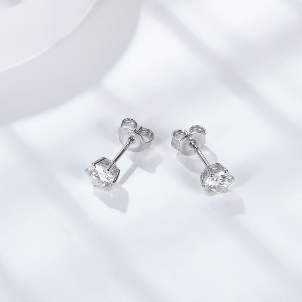 simple six-prong white stone stud earrings in 925 sterling silver with moissanite diamond fine jewelry ready to ship one pair a lot, Golden;silver
simple six-prong white stone stud earrings in 925 sterling silver with moissanite diamond fine jewelry ready to ship one pair a lot, Golden;silver