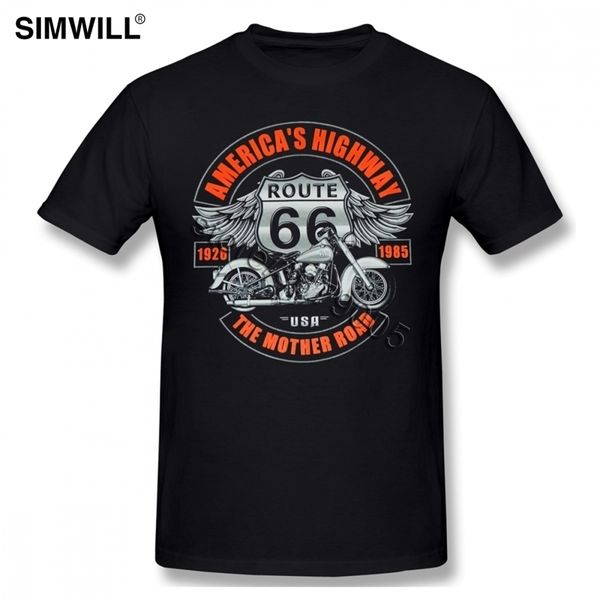 route 66 america highway t-shirt mens breathable short sleeve cotton tees round neck biker t shirts oversize classic tshirt 220506, White;black
route 66 america highway t-shirt mens breathable short sleeve cotton tees round neck biker t shirts oversize classic tshirt 220506, White;black