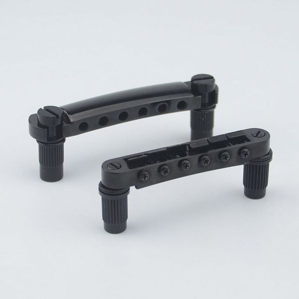 1 set black tune-o-matic electric guitar bridge and tailpiece guitar accessories electric bass
1 set black tune-o-matic electric guitar bridge and tailpiece guitar accessories electric bass