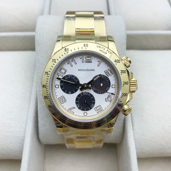 40mm men's watch multifunctional mechanical watch sapphire glass luxury brand luminous waterproof no chronograph, Slivery;brown
40mm men's watch multifunctional mechanical watch sapphire glass luxury brand luminous waterproof no chronograph, Slivery;brown