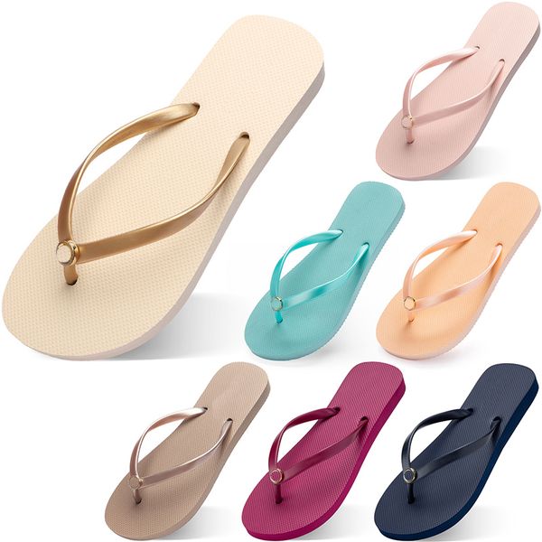 

Women Slippers Fashion Flip Flops Beach Hotel Indoor Slipper Triple Black Pink White Lemon Green Grey Navy Womens Shoes Sixty Six