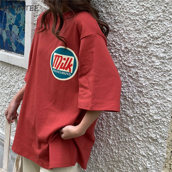 tshirt harajuku milk printed kawaii bf couple clothes loose long summer tee womens tshirt korean style trendy y200412, White
tshirt harajuku milk printed kawaii bf couple clothes loose long summer tee womens tshirt korean style trendy y200412, White