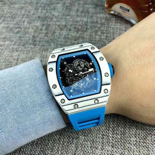 watches wristwatch luxury richa milles designer white carbon fiber men's automatic mechanical watch hollowed out personalized tape ligh, Slivery;brown
watches wristwatch luxury richa milles designer white carbon fiber men's automatic mechanical watch hollowed out personalized tape ligh, Slivery;brown