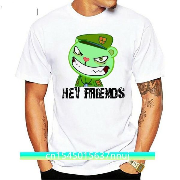men t shirt summer fashion happy tree friends white oneck cool personality tee print short sleeves women 220702, White;black
men t shirt summer fashion happy tree friends white oneck cool personality tee print short sleeves women 220702, White;black