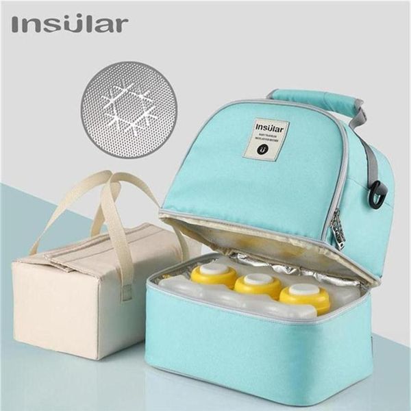the new multi-functional diaper bag backpack double breast milk cooler bag mommy travel carrying bag milk bottle baby care262f272p
the new multi-functional diaper bag backpack double breast milk cooler bag mommy travel carrying bag milk bottle baby care262f272p