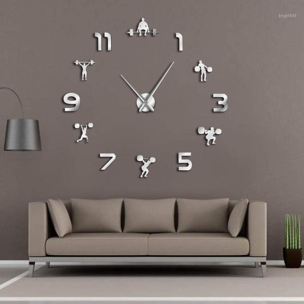 wall clocks weightlifting fitness room decor diy giant clock mirror effect powerlifting frameless large gym watch
wall clocks weightlifting fitness room decor diy giant clock mirror effect powerlifting frameless large gym watch