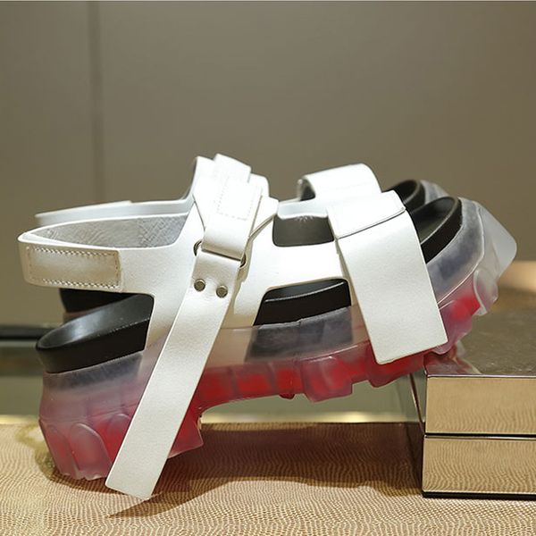 clear heel women sandals thick platform female shoes buckle strap ladies summer shoes p30d50, Black
clear heel women sandals thick platform female shoes buckle strap ladies summer shoes p30d50, Black