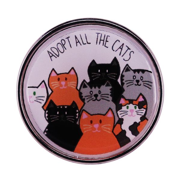 adopt all the cat cartoon enamel pin lapel pins badges women's brooch funny fashion jewelry cute stuff backpacks, Blue
adopt all the cat cartoon enamel pin lapel pins badges women's brooch funny fashion jewelry cute stuff backpacks, Blue