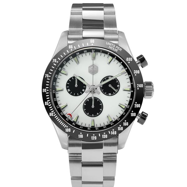 men quartz chronograph watch stainless steel business classic ronda 5040 f sapphire ceramic ring luminous, Slivery;brown
men quartz chronograph watch stainless steel business classic ronda 5040 f sapphire ceramic ring luminous, Slivery;brown