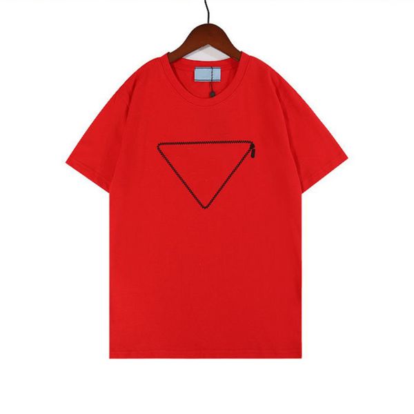 mens designer t shirts luxury summer short sleeve men women tee classic brand p triangle t-shirts senior pure cotton size s-2xl tees 72nb, White;black
mens designer t shirts luxury summer short sleeve men women tee classic brand p triangle t-shirts senior pure cotton size s-2xl tees 72nb, White;black