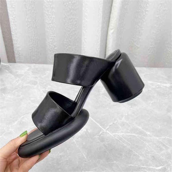 dress shoes spring summer mules slippers desginer genuine leather slides casual shoes around high heels platform slipper, Black
dress shoes spring summer mules slippers desginer genuine leather slides casual shoes around high heels platform slipper, Black