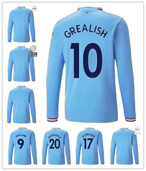 long sleeve #10 grealish blue moon soccer jersey home 2022 2023 away white foot shirt #7 sterling #17 de bruyne #9 g.jesus third full sets f, Black;yellow
long sleeve #10 grealish blue moon soccer jersey home 2022 2023 away white foot shirt #7 sterling #17 de bruyne #9 g.jesus third full sets f, Black;yellow