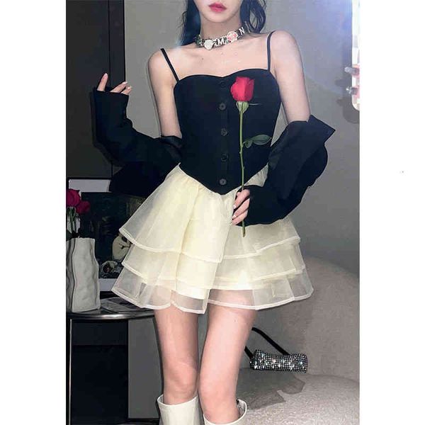 casual dresses minority bow suit skirt spring 2022 female princess fluffy mesh short suspender dress hlu6, Black;gray
casual dresses minority bow suit skirt spring 2022 female princess fluffy mesh short suspender dress hlu6, Black;gray