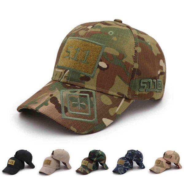 hat 5.11 velcro camouflage baseball hat tactical hat, Blue;gray