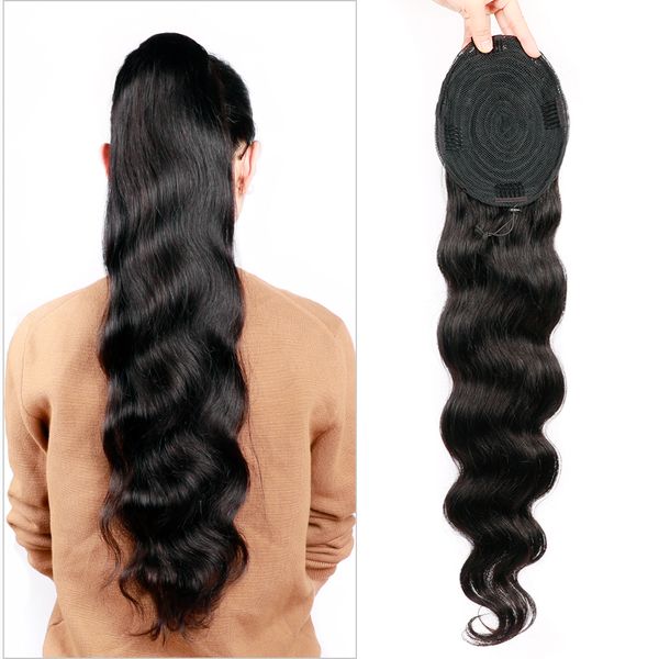 drawstring ponytail human hair body wave extensions 12"-26" brazilian remy clip ins for women ponytail 140g diva2, Black
drawstring ponytail human hair body wave extensions 12"-26" brazilian remy clip ins for women ponytail 140g diva2, Black